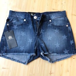 Rock & Republic Star Jean Shorts